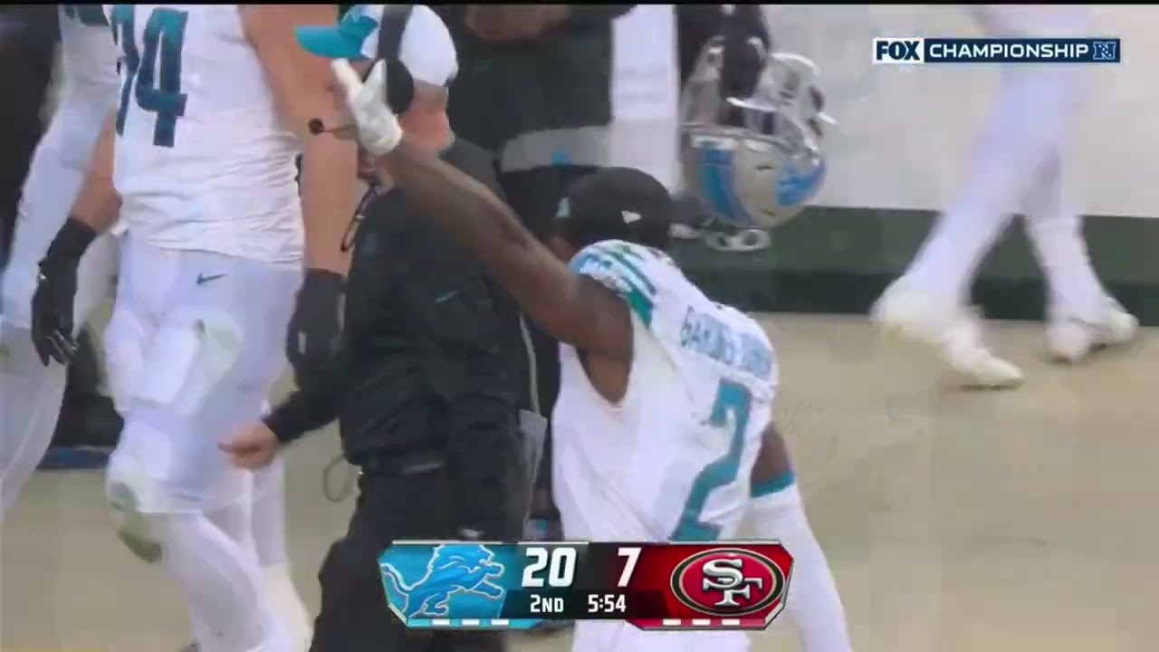 👀 CJ Gardner Johnson was waving bye to 49ers earlier in the NFC Championship