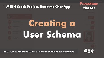 #09 Creating a User Schema | Real Time Chat App  | MERN Stack Project