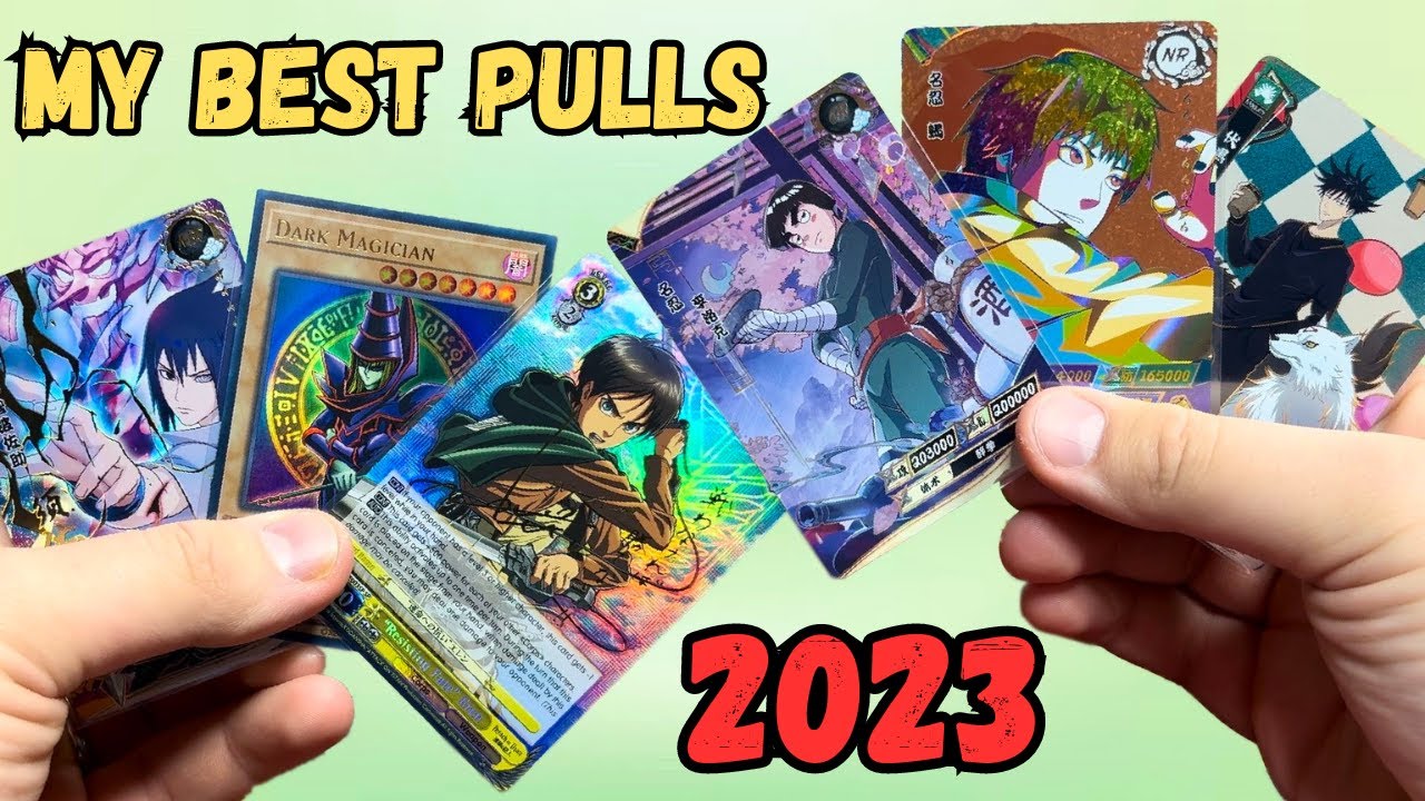 MY BEST TRADING CARD PULLS FROM 2023! (Naruto Kayou, Weiss Schwarz