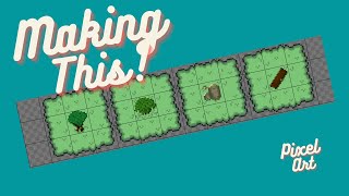 Creating a forest tile set! (Pixel art)