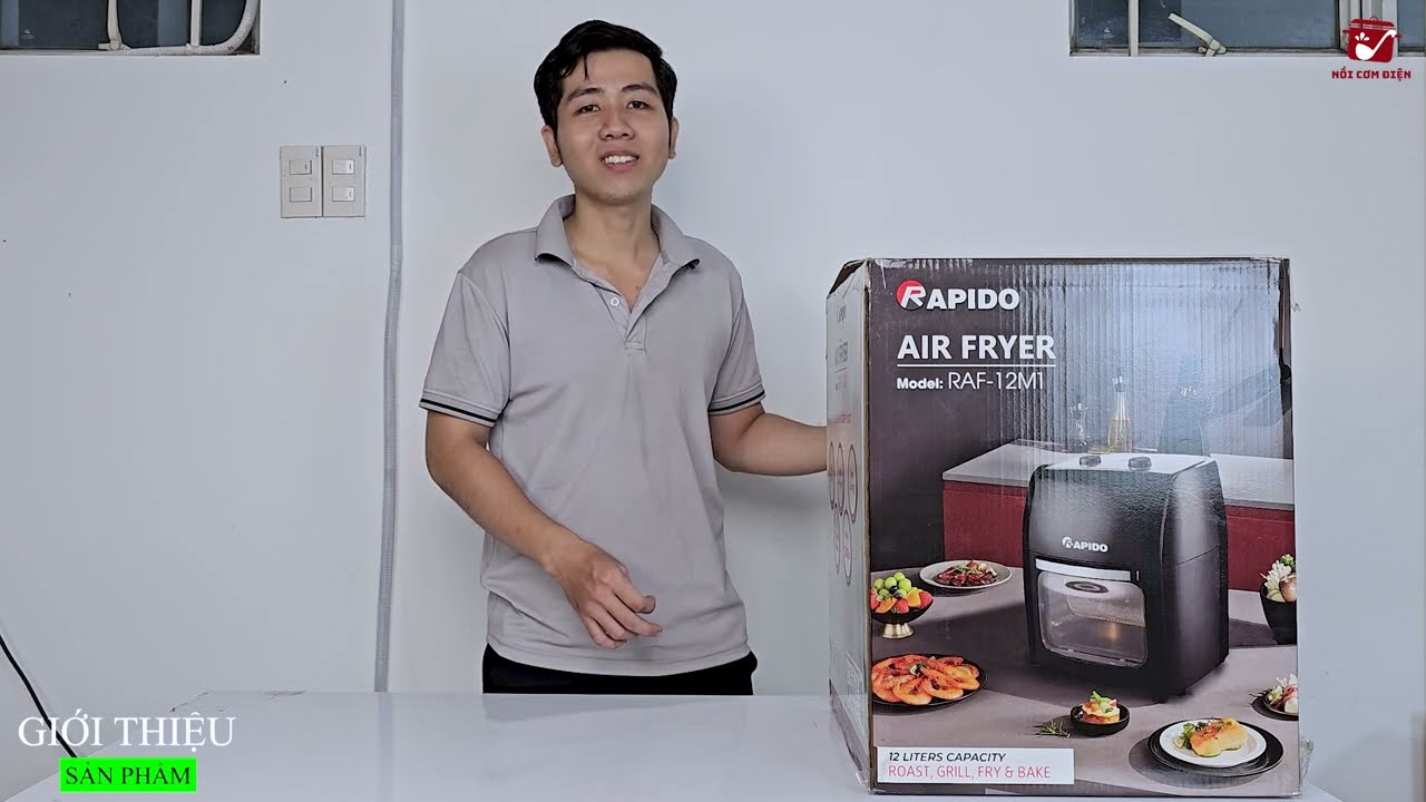 Nồi Chiên Không Dầu Rapido - Giải Pháp Đột Phá Cho Bữa Ăn Lành Mạnh