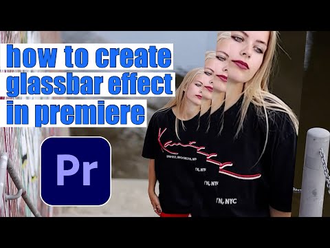 How To Add A Glass Bar Effect In Premiere Pro | Glass bar effect #premierepro #editingtips