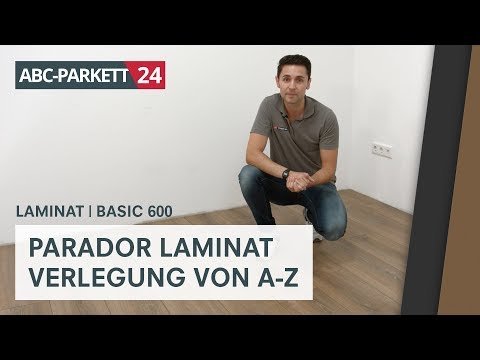 PARADOR Laminat Basic 600 richtig verlegen