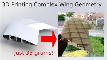 3D Printing Super Light Complex Wing Geometry!