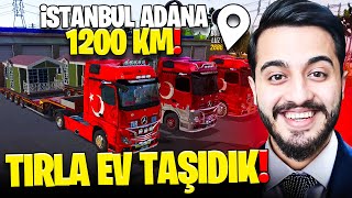 OHA! TIRLARIMIZA MÜSTAKİL EV YÜKLEYİP 1000 KM TAŞIDIK! (REKOR AĞIRLIK) Truck Simülatör Ultimate #3