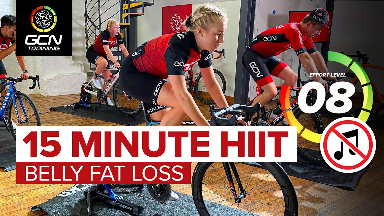 15 Min Hiit Cardio Indoor Cycling Workout Without Music 🔇 | Belly Fat Loss  Exercise - Youtube