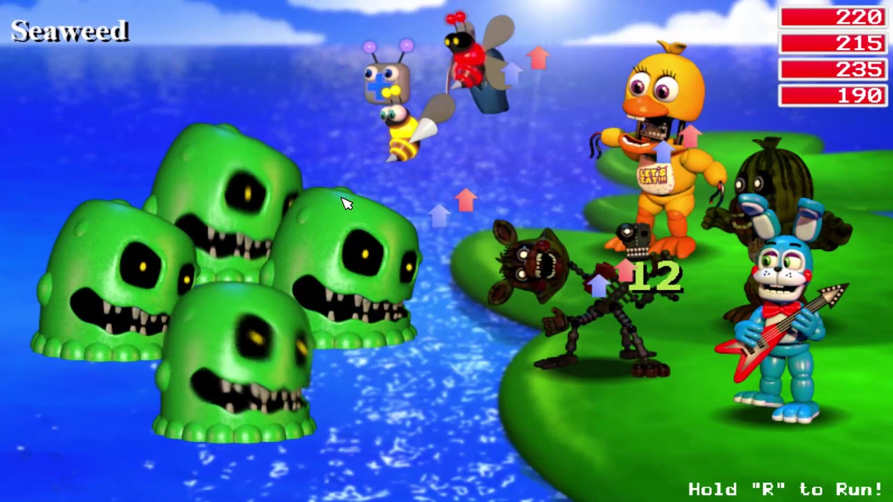 FNAF World #5 getting to the graveyard - YouTube