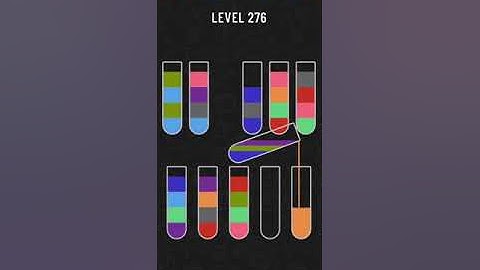 Water Sort Puzzle Level 276 Walkthrough Solution Android/iOS 💦