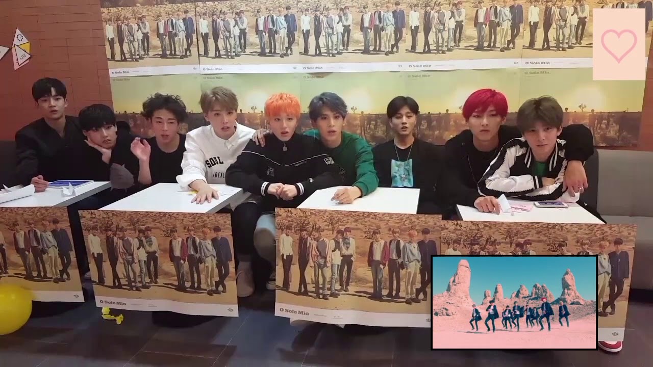 #113 SF9 reaction to O Sole Mio MV
