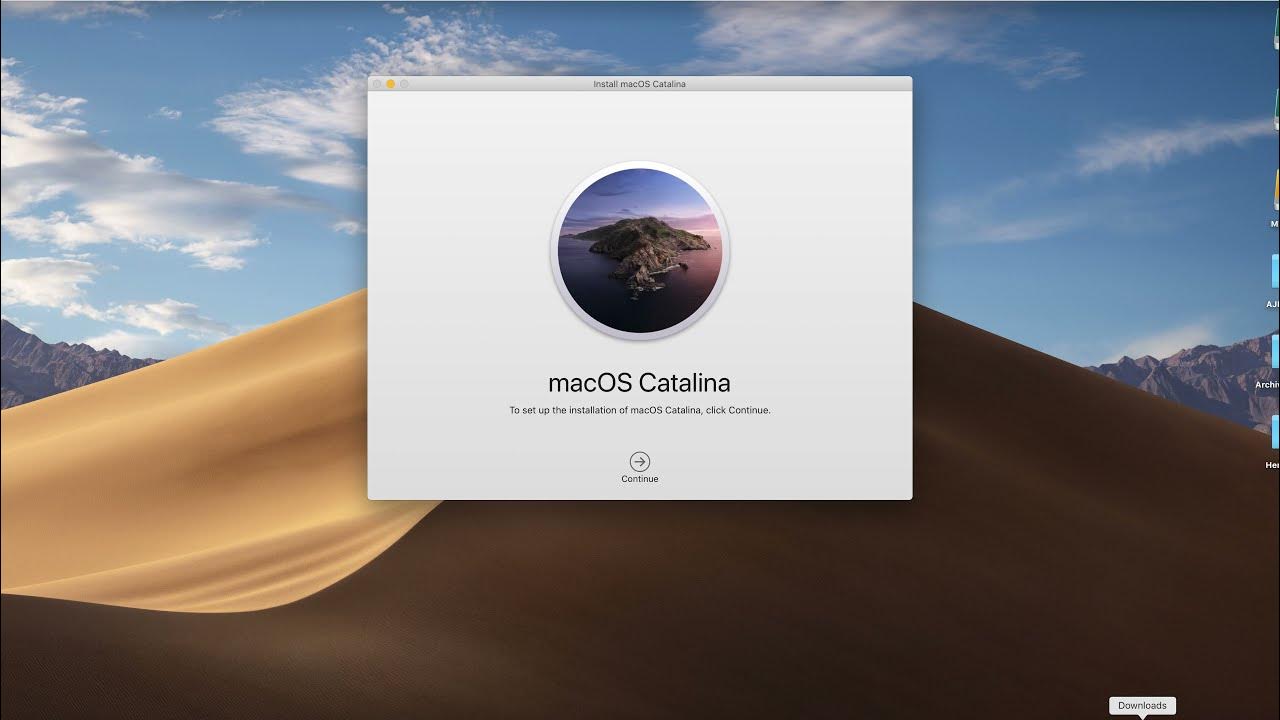 How to install older version of macOs YouTube