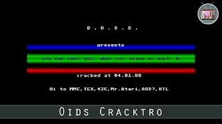Oids Cracktro by B.O.S.S., 1988 | Atari ST