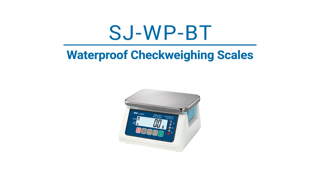 検定付きはかり 防塵防水はかり SJ-AWP / SJ-AWP-BT（ワイヤレス通信モデル） | 計量 | 商品・サービス |  株式会社エー・アンド・デイ