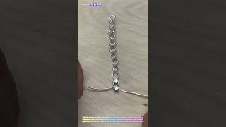 Watch Skilled Hands Weave Aluminum Wire into a Stunning Piece of Jewelry! ✨🔗↓