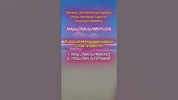 APLIKASI MEMBUAT LAPORAN KEUANGAN BUMDES