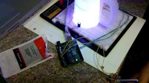 Arduino RGB LED controlled with potentiometer