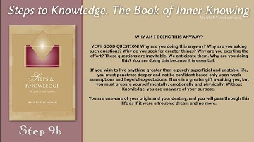 11  Steps to Knowledge, the Book of Inner Knowing Step 9 B Questions