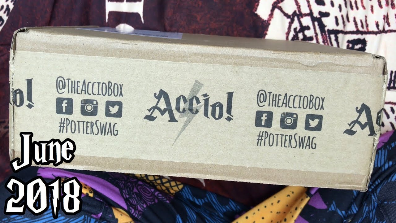 June 2018 Accio! Box Unboxing Harry Potter YouTube