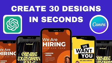 How to Bulk Create Social Media Posts With ChatGPT and Canva - 30X Content Automation