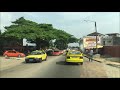 Driving in Abidjan Cote D'ivoire:  Cocody Angré, 7e 8e Tranche, Faya