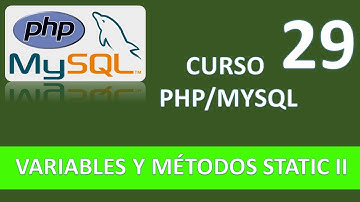 PHP MySQL Course. Object-Oriented Programming (OOP) VIII. Static Variables and Methods II. Video