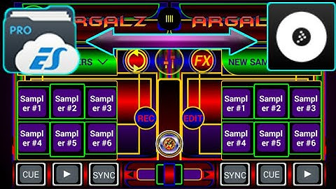 TUTORIAL HOW TO ADD SAMPLERS TO CROSS DJ MIXVIBES USING ES FILE EXPLORER PRO