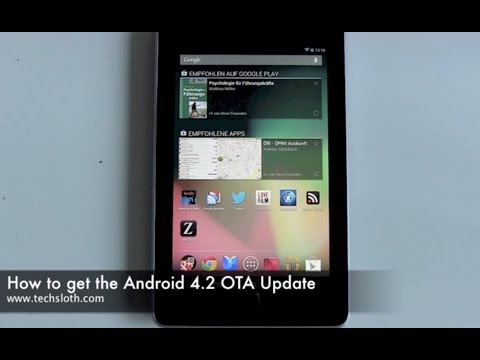 Android 4.2 OTA 업데이트를받는 방법