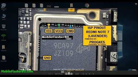 Redmi Note 7 ISP Pinout EMMC Ways For Format Dead Boot Frp Unlock Ways by GSM Free Equipment