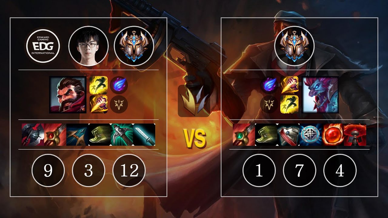 EDG JunJia Graves vs Trundle Jungle - KR Challenger Patch 10.10