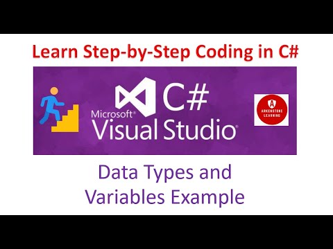 Part 7 - Data Types and Variables Example