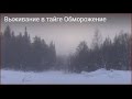 Выживание в тайге Обморожение. Костер в мороз -55. Напилка дров в мороз.