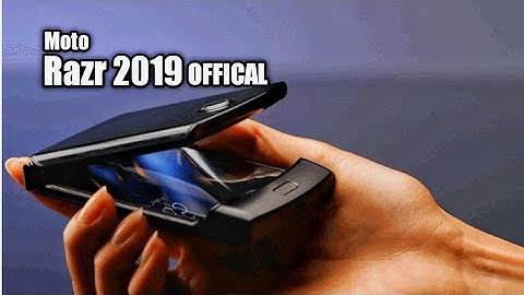 Motorola Razr 2019 Offical First Look - First-ever real look