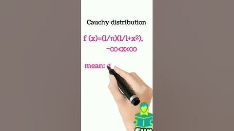 Cauchy distribution