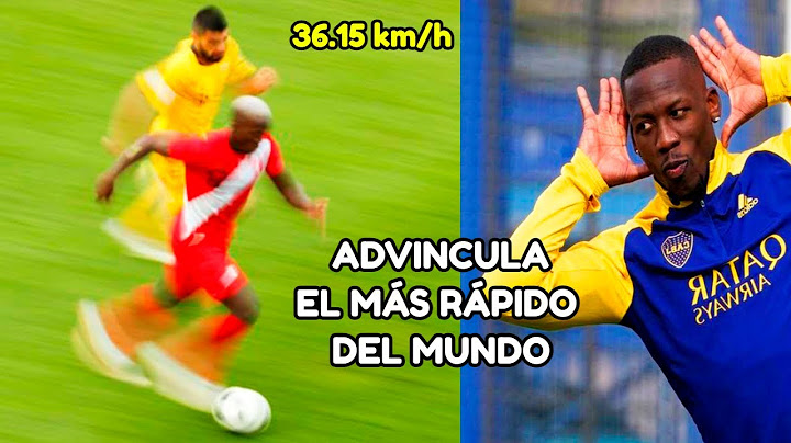 EL DÍA QUE ADVINCULA SE CONVIRTIÓ EN EL FUTBOLISTA MÁS RÁPIDO DEL MUNDO