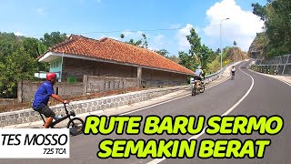 TES Mosso Road Bike Climbs New Sermo Road with Texas Police Folding Bikes