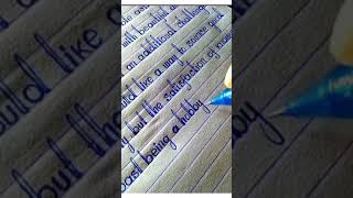 Hand writing ll handwriting practice ll handwriting kaise sudharne|| English handwriting by ball pen screenshot 5