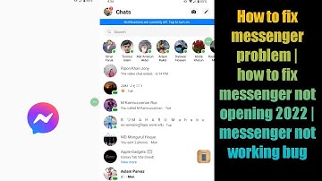 How to fix messenger problem | how to fix messenger not opening 2022 | messenger not working bug