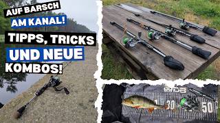 Angeln auf Barsch am Kanal! Tipps für zickige Barsche & Vorstellung der neuen Kombos!