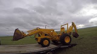 Moving a dead backhoe