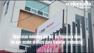 Athlete Statistics Abarrotan módulos del INE en Tijuana a días de que acabe el plazo para tramitar credencial
