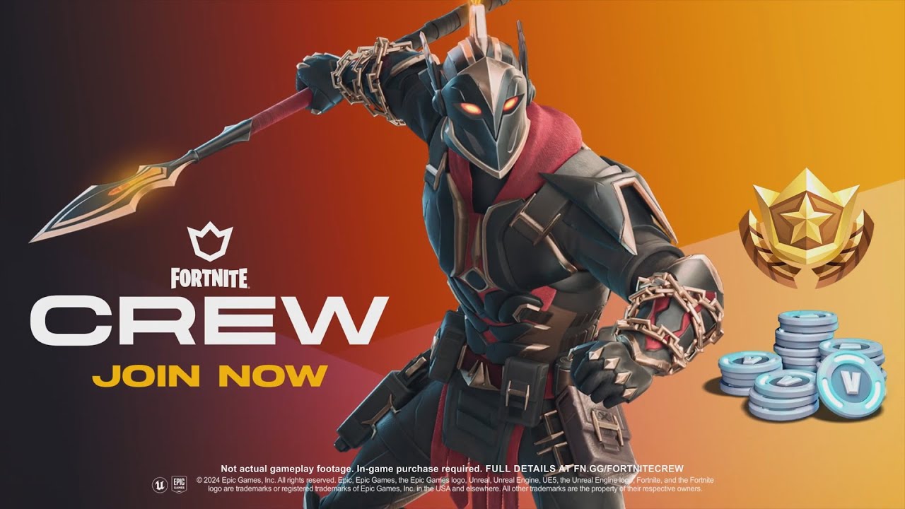 Fortnite ARES Crew Pack FULL Trailer + Showcasing ALL 6 Legacy Styles