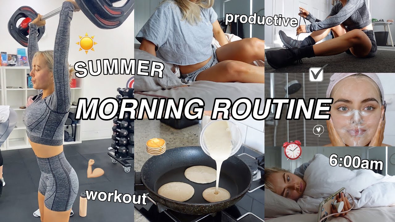 SUMMER MORNING ROUTINE 2020 | WORKOUT | HEALTHY BREAKFAST | NEW GYMSHARK LAUNCHES | Conagh Kathleen