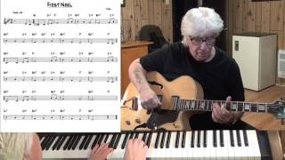 Video thumbnail of "First Noel - Jazz guitar & piano cover ( Trad.)"