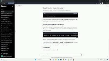 docker pip install upgrade