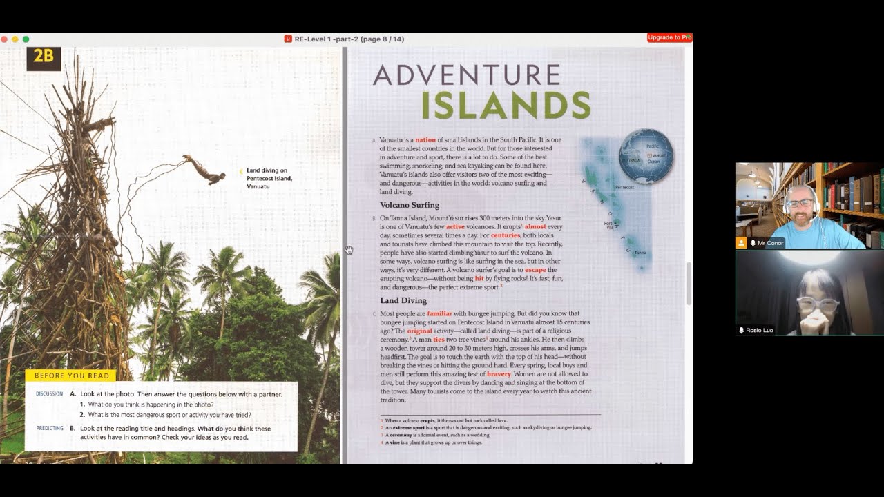 Reading Explorer 1. 2b. Adventure Islands - YouTube