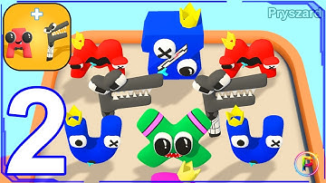 Merge Alphabet: 3D Run - Gameplay Walkthrough Part 2 Alphabet Lore Letter Run Merge Battle (Android)