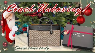NEW Coach Store Unboxing | Work Tote Bag | First impressions & what fits! | Rogue Brief |