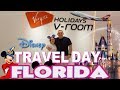 We Travel To Walt Disney World Florida, BUT FIRST Shopping & Virgin's V-ROOM TOUR at Gatwick Airport