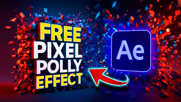After Effects Tutorial Motion Graphics CC Pixel Polly Effect Easy Shatter Broken Effect for Beginner