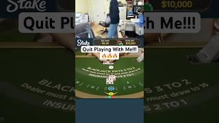 MASSIVE ALL IN $20K BLACKJACK HAND 🔥 #blackjack #maxwin #bigwin #stake #shorts