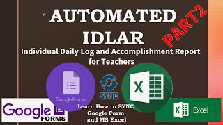 Part 2-FREE Automated IDLAR Template for Teachers